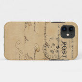 Franse Post Kaart Case-Mate iPhone Case (Achterkant (horizontaal))