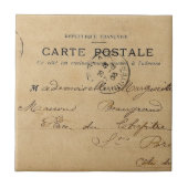 Franse Post Kaart Tegeltje (Voorkant)