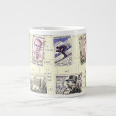  Franse postage Grote Koffiekop (Voorkant)