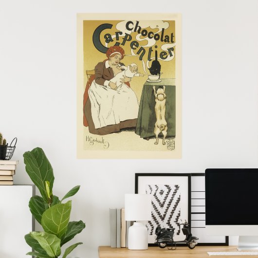  Franse Posters - Chocolade (Thuiskantoor)