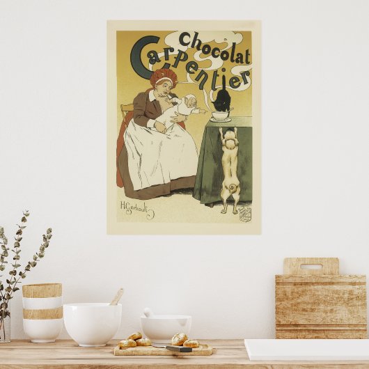  Franse Posters - Chocolade (Keuken)