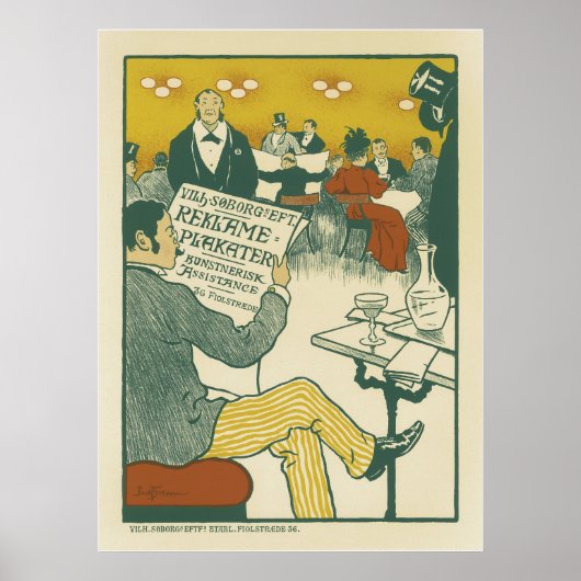 Franse Posters - Gentlemen's Club (Voorkant)