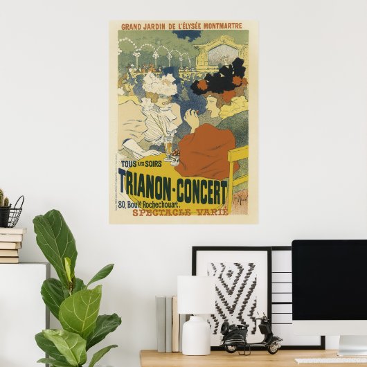  Franse Posters - Muziek in het park (Thuiskantoor)