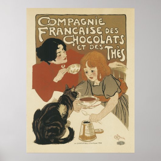 Franse Posters voor nieuwe kunst - Chocolade (Voorkant)