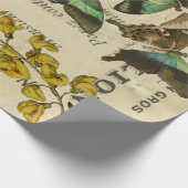 Franse posters voor ontkoppeling van vlinders cadeaupapier (Hoek)