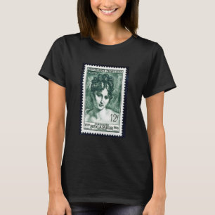 Franse postzegel Madame Récamier T-shirt