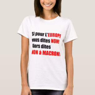 Franse presidentsverkiezingen 2017 - T-shirt vrouw