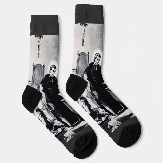 Franse priester Saint Louis de Montfort Sokken (Rechts)