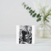 Franse priester Saint Louis de Montfort Vierkante Visitekaartje (Staand voorkant)