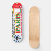 FRANSE PRINS VAN PARIJS 8 1/4" Skateboard Deck (Voorkant)