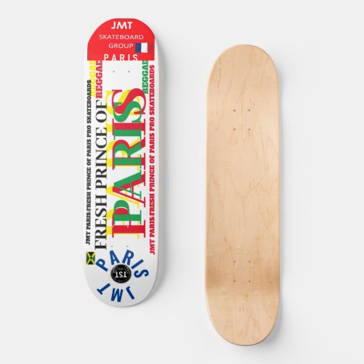 FRANSE PRINS VAN PARIJS 8 1/4" Skateboard Deck (Voorkant)