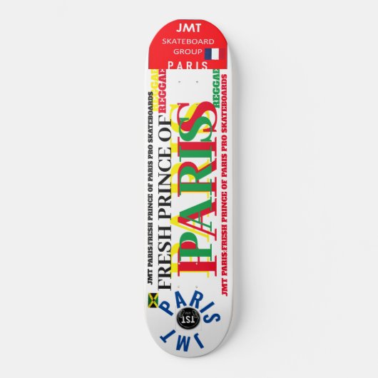 FRANSE PRINS VAN PARIS 8 1/4" Skateboarddek Persoonlijk Skateboard (Voorkant)