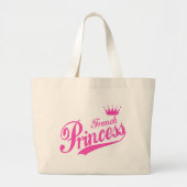 Franse prinses grote tote bag (Voorkant)