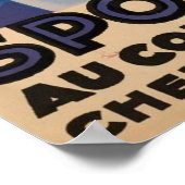 Franse promotieposter Ski Vintage Poster (Hoek)