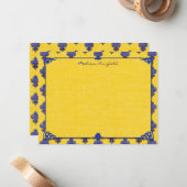 Franse Proventies voor persoonlijk gebruik Notitiekaartje (Voorkant / Achterkant in situ)