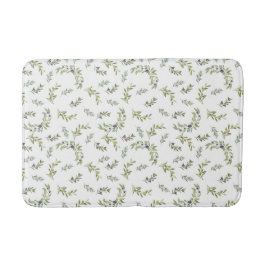 Franse Provinciale Chic Salie Olijf Waterverf Badmat