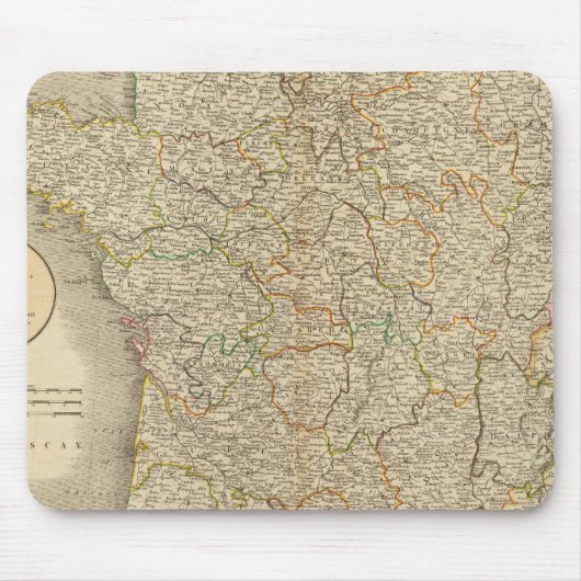 Franse provinciale grenzen muismat (Voorkant)