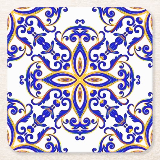 Franse provincie kartonnen onderzetters (Voorkant)