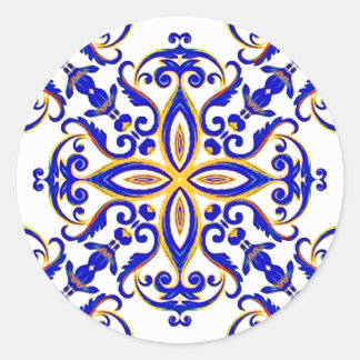 Franse provincie ronde sticker