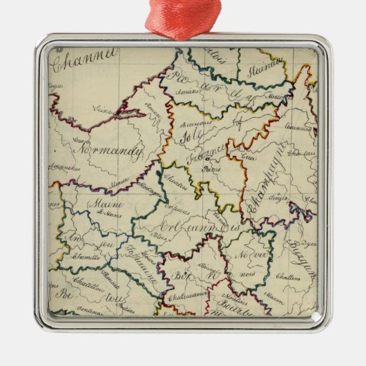 Franse provincies metalen ornament (Voorkant)