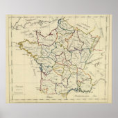 Franse provincies poster (Voorkant)