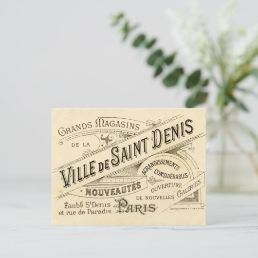  Franse publiciteit Briefkaart (Staand voorkant)