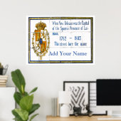 Franse Quarter Street Name, add you Name, Custom Poster (Thuiskantoor)