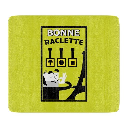 Franse raclette snijplank (Voorkant)