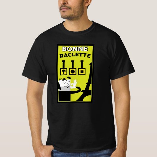 Franse raclette t-shirt (Voorkant)