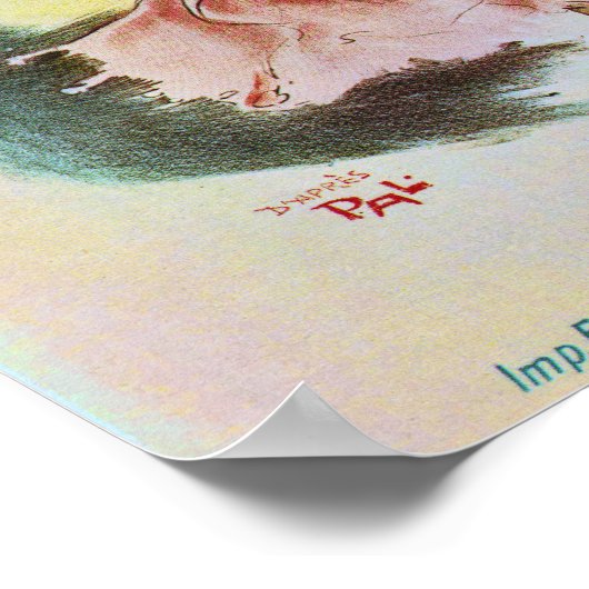 Franse  reclame poster (Hoek)