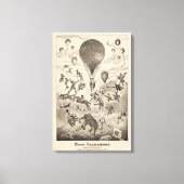 Franse reclame voor ballonfabrikant canvas afdruk (Voorkant)