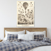 Franse reclame voor ballonfabrikant canvas afdruk (Insitu (Slaapkamer))