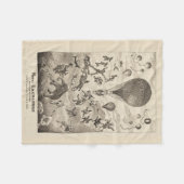 Franse reclame voor ballonfabrikant fleece deken (Voorkant (Horizontaal))