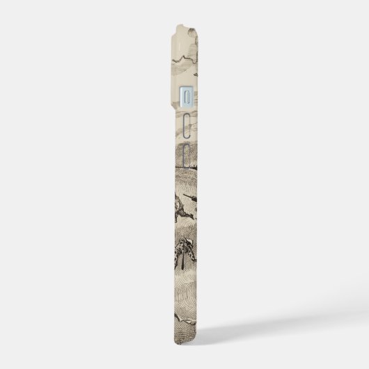 Franse reclame voor ballonfabrikant iPhone 15 case (Linkerkant)