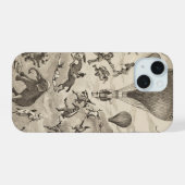 Franse reclame voor ballonfabrikant iPhone 15 case (Achterkant horizontaal)