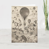 Franse reclame voor ballonfabrikant kaart (Voorkant)