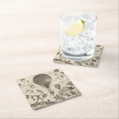 Franse reclame voor ballonfabrikant kartonnen onderzetters (Insitu)