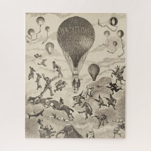 Franse reclame voor ballonfabrikant legpuzzel