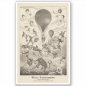 Franse reclame voor ballonfabrikant sticker (Voorkant)