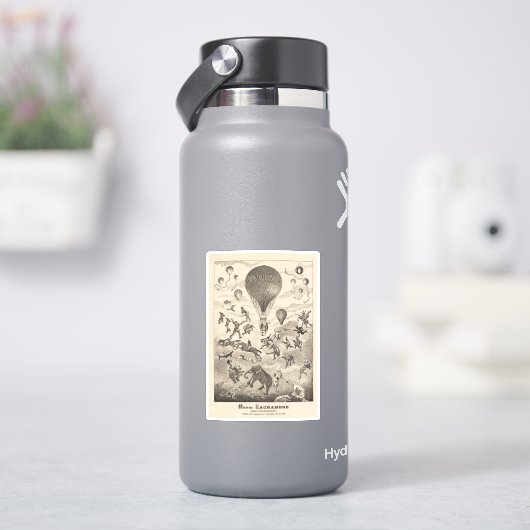 Franse reclame voor ballonfabrikant sticker (HydroFlask)