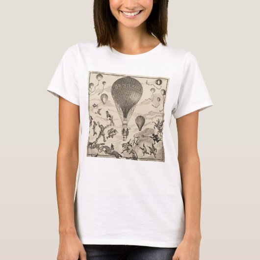 Franse reclame voor ballonfabrikant t-shirt (Voorkant)