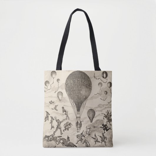 Franse reclame voor ballonfabrikant tote bag (Voorkant)