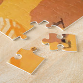  Franse reisillustratie van rivierbedekking Legpuzzel (Zijkant)