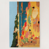  Franse reisillustratie van rivierbedekking Legpuzzel (Verticaal)