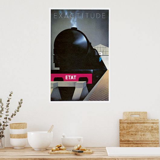 Franse reismogelijkheden en Poster (Keuken)