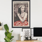  Franse reisposter voor het zuidelijk deel van de  Poster (Thuiskantoor)