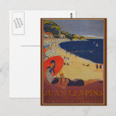 Franse reisreclame Briefkaart (Voorkant / Achterkant)