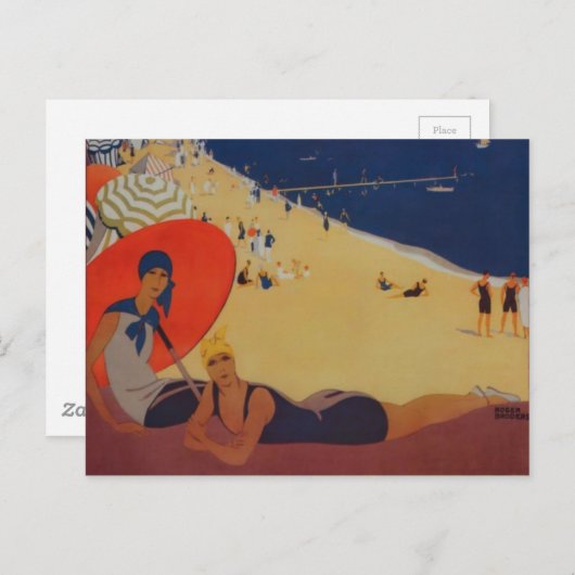  Franse reisreclame Briefkaart (Voorkant / Achterkant)