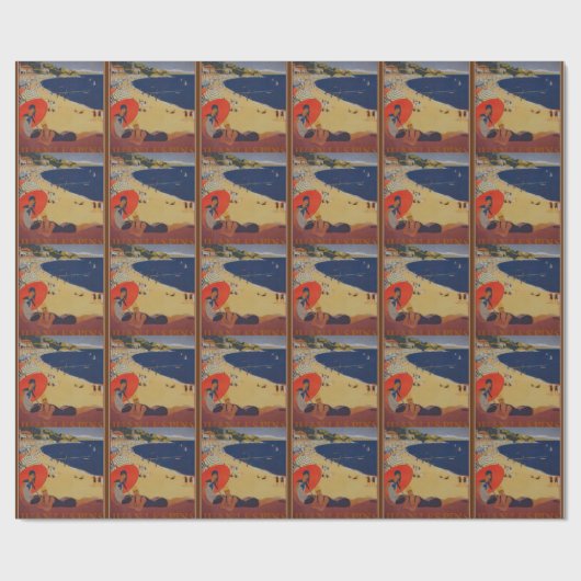  Franse reisreclame Cadeaupapier (Vlak)