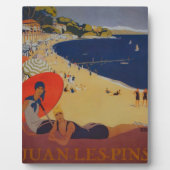 Franse reisreclame Fotoplaat (Voorkant)